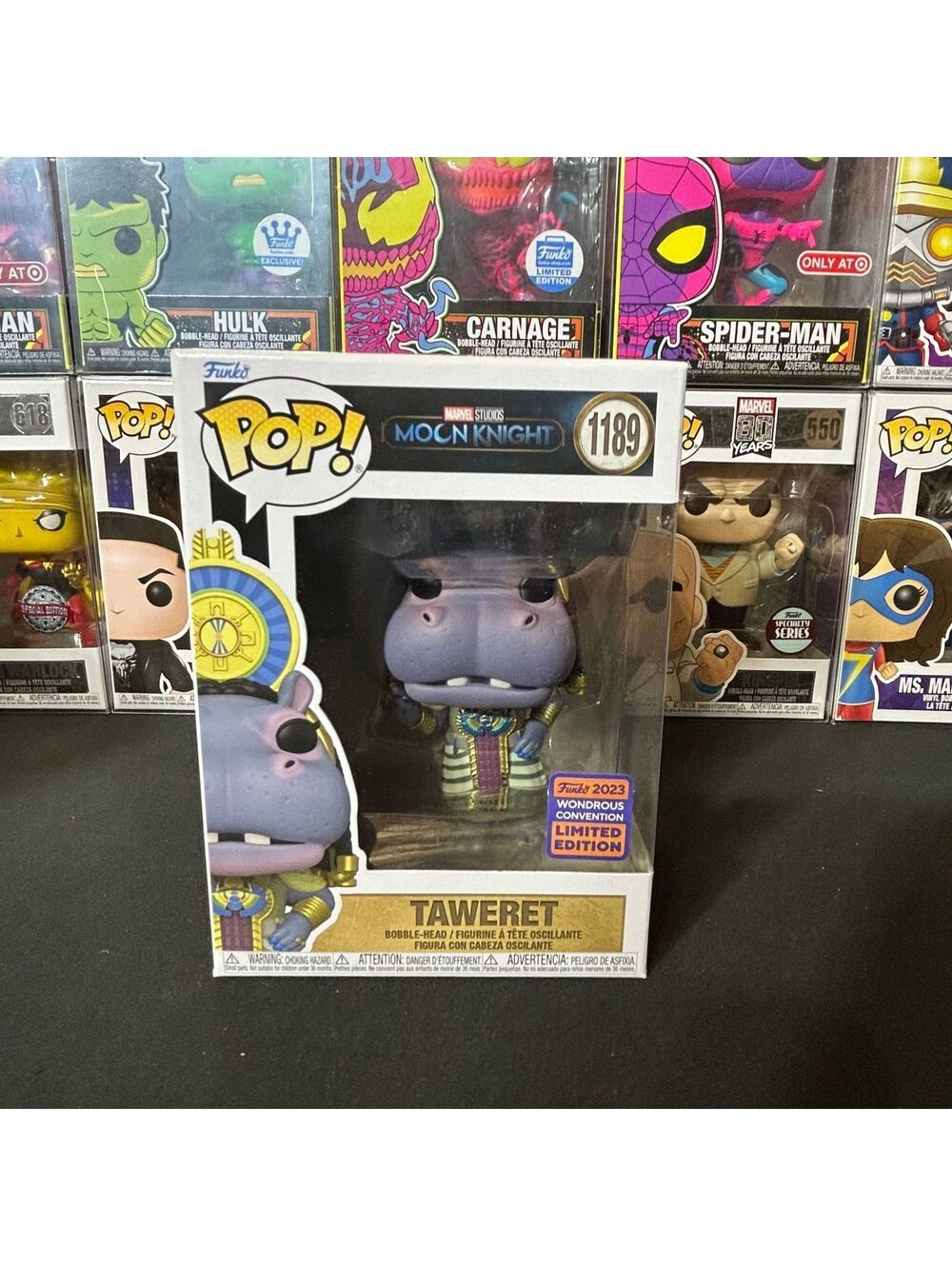 Funko Pop Marvel Moon Knight Taweret 1189 2023 Wondrous Convention Lmt Edition